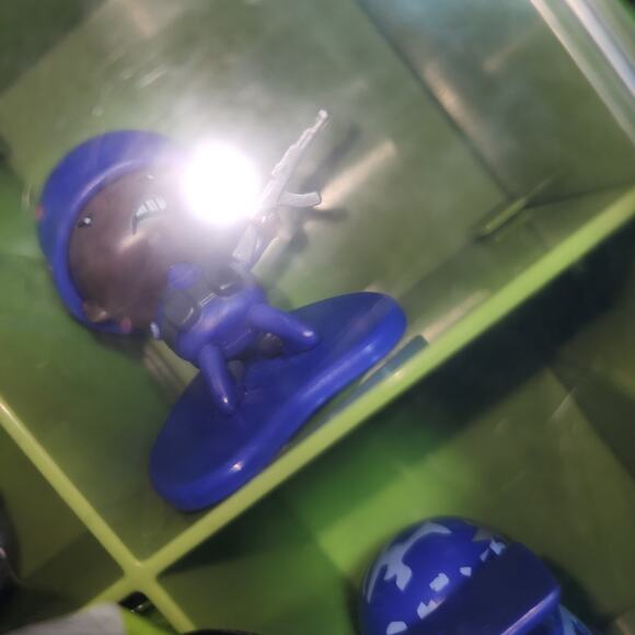 LITTLE GREEN MEN EUC BATTLE TRANSPORT WITH FIGURINES SET